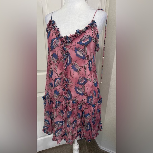 Cleobella Lotus Print Bella Mini Dress Size S - Picture 8 of 14
